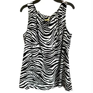 Dana Buchman Women’s Zebra Print Top